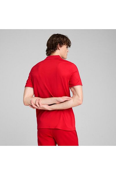 Puma T-shirt Puma Ferrari Race Cloudspun Polo, Κόκκινο, Ανδρικό