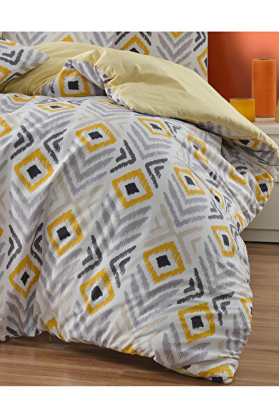 Loyal Home Двоспальний комплект постільної білизни з прямим простирадлом - Enza