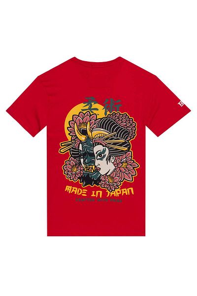 TATAMI Red Tshirt with Japan as a Theme
