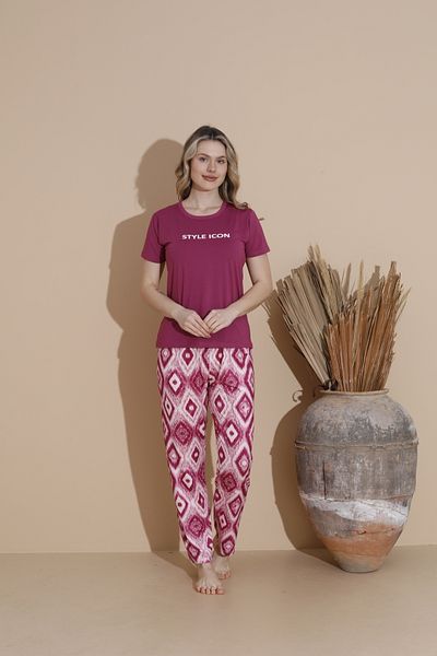 BEYAZTOPTAN Quality & Stylish Milan Short Sleeve Pyjamas Suit