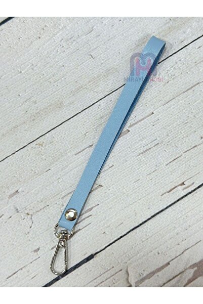 miraylahobi مقبض جلدي (فضي) أزرق