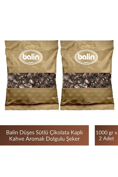Kahve Dünyası Balin Duchess Chocolate Covered Coffee Flavored Hard Candy 1000 g X 2 Pcs