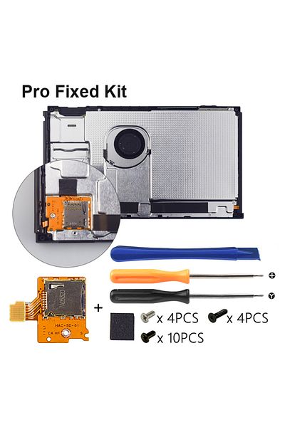Choice Pro fixed kit DATA FROG Micro-Sd Tf Card Slot Socket Board Replacement Compatible-Nintendo Switch Ga