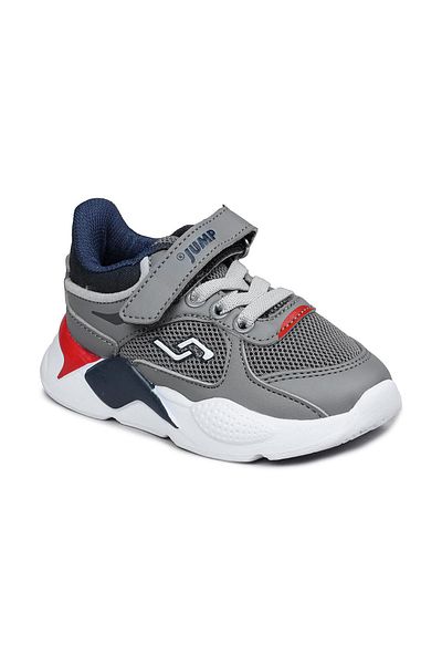Jump 24931 Velcro Gray - Navy Blue Unisex Children's Sneaker Casual Sports Shoes