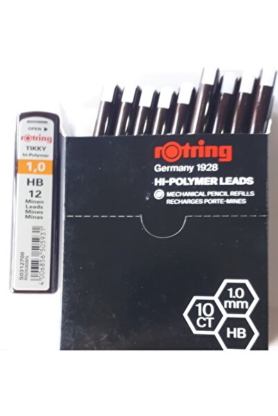 Rotring Versatil Min 1.0 mm Rotring 10 Tuplü kutu (Her tüpte 12  Adet uc mevc...