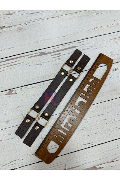 miraylahobi Leather Cell Hand Grip 1 Pair Brown