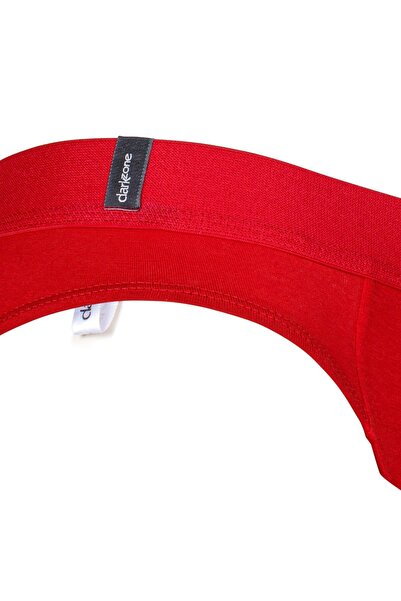 inkasole Men's Antibacterial Elastic Bamboo Slip 6306 Red