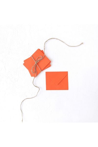 Bimotif Φάκελος μικρός, 7x9 cm 3 τεμάχια (Πορτοκαλί)