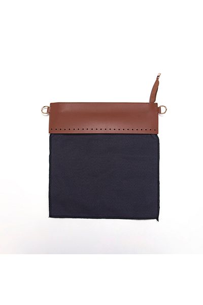 Sultan Lined Zipper 28cm Tan Bag
