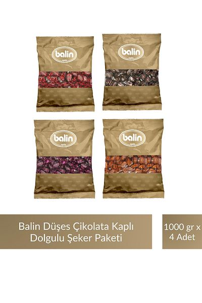 Kahve Dünyası Balin Duchess Mixed Flavored Hard Candy 1000 g X 4 Pieces