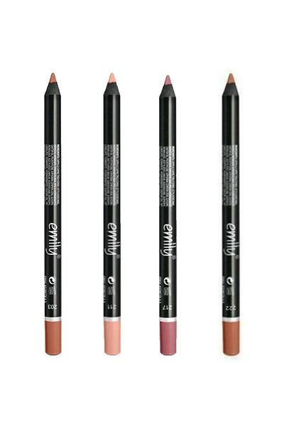 Golden Rose Emily Lip Liner 4 Pack No: 203-211-217-222