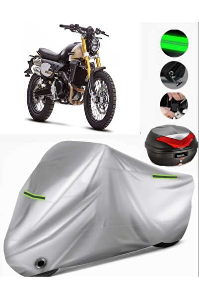 MotoEN Caballero 500 Deluxe Rear Bag Compatible Motorcycle Tarpaulin Premium ...