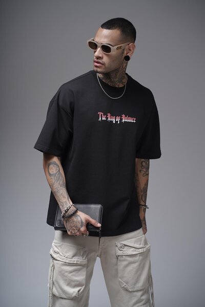 king brich Μπλουζάκι Unisex με τυπωμένο μοτίβο King Of Balance