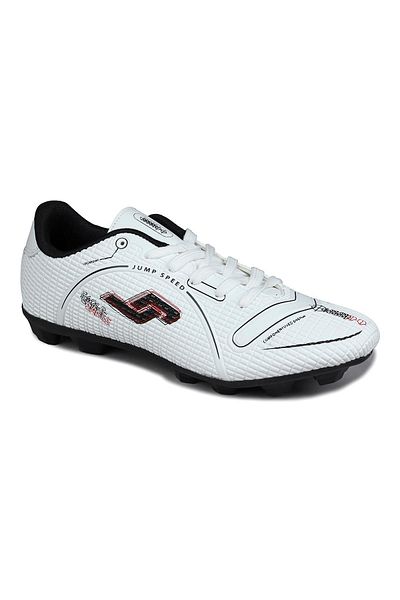 Jump 28223 Παπούτσια ποδοσφαίρου White - Red Grass Astroturf Field Cleats