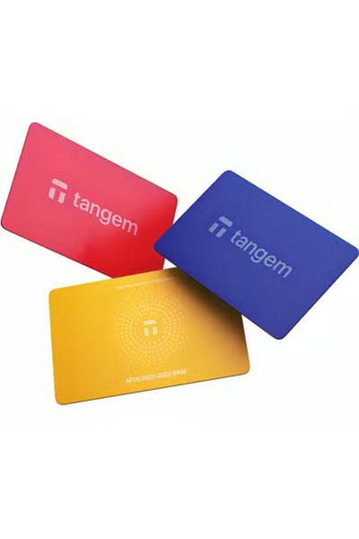 tangem Crypto Hardware Wallet 2.0 [PACK OF 3] - Spring Bloom
