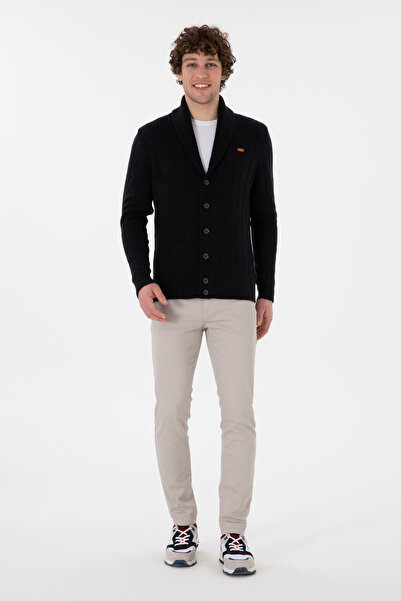 U.S. Polo Assn. Erkek Lacivert Triko Hırka 50297061-VR033