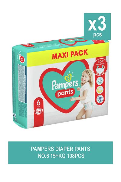Pampers DIAPER PANTS NO.6 15+KG 36PCS X 3