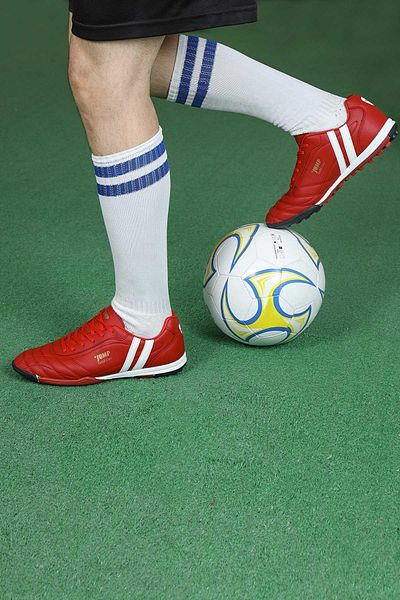 Jump Red Boys' Field Shoes - Astroturf Football Boots 190 13258g