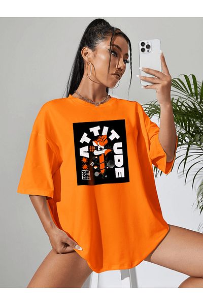uyguntarz Μπλουζάκι με στάμπα Unisex Attitude Design