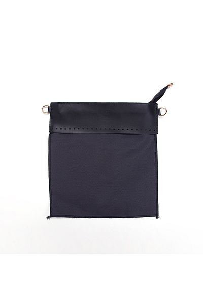 Sultan 28 cm Black Lined Bag Zipper