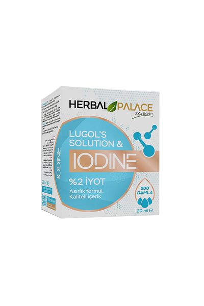 Herbal Palace Iodine Drop 2% Dropper & German Raw Material