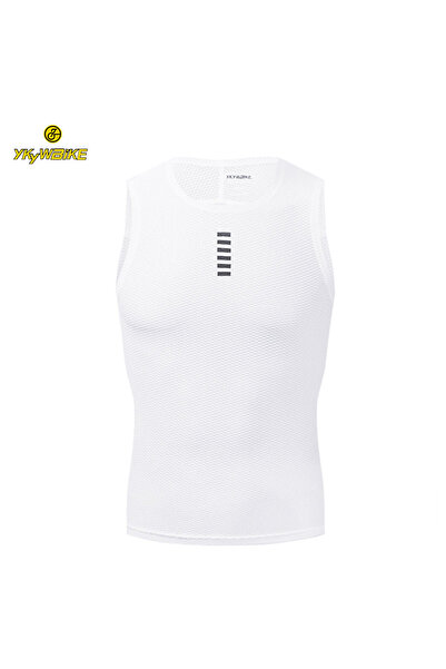 YKYWBIKE L YVJ015 YKYWBIKE Men Cycling Base Layer Vest Summer Ride Jersey MTB Bike Bicycle Mesh Underwear Cyc