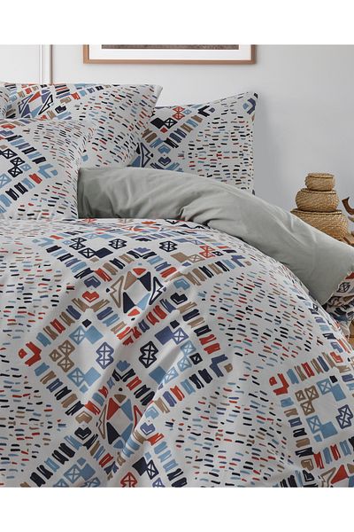 Loyal Home Set cuvertură dublă cu cearșafuri elastice - Seçil