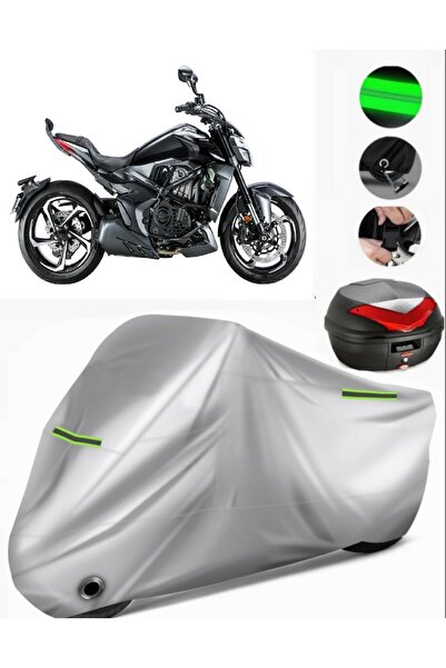 MotoEN Zontes 350 T1 Rear Case Compatible Motorcycle Tarpaulin Premium (Lock ...