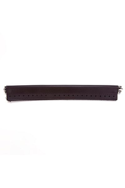 Sultan Leathered Spring Burse, 25 cm Size Brown Hardware with Acid