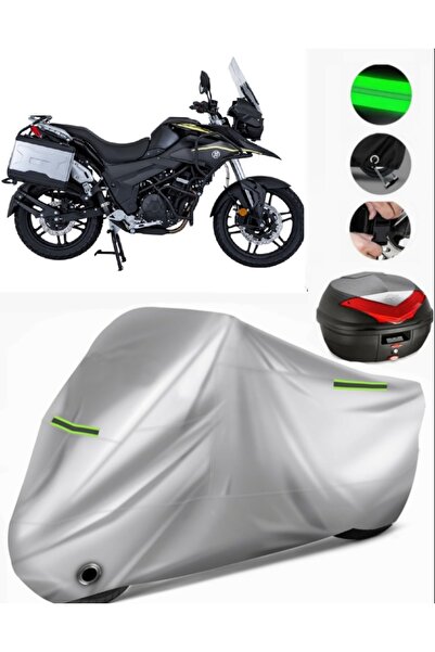 MotoEN Mondial Rx3-S Evo Rear Case Compatible Motorcycle Tarpaulin Premium (L...