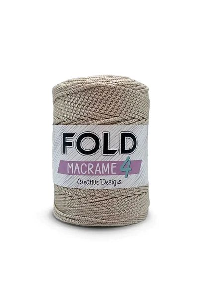 FOLD Yarn Macrame No:4 - 30 - Καφέ Πολυεστέρας Μακραμέ Σχοινί 2 mm - 200 gr - 230 M Supla Rope Bag Rope