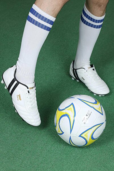 Jump 13256 White Grass AstroTurf Cleats Football Shoes