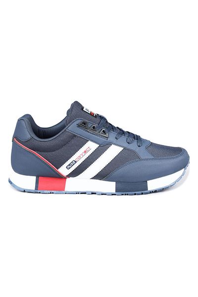 Jump 23920 Bleumarin - Alb - Roșu Claret Pantofi pentru bărbați Pantofi sport casual