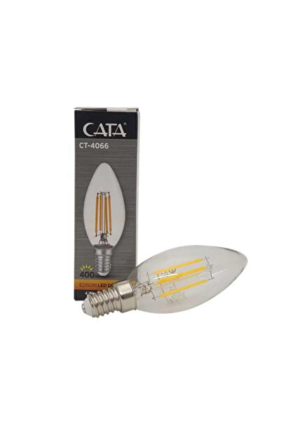 ALYA ÇELİK CATA CT-4066 4W EDISON  LED DÜZ BUJİ AMPUL