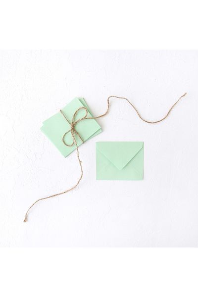 Bimotif Μικρός φάκελος, 7x9 cm 3 τεμάχια (Water Green)