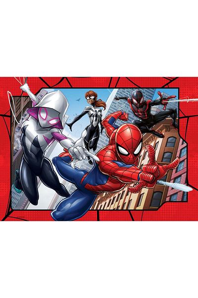 RAVENSBURGER Spiderman puzzle 4x100 pieces