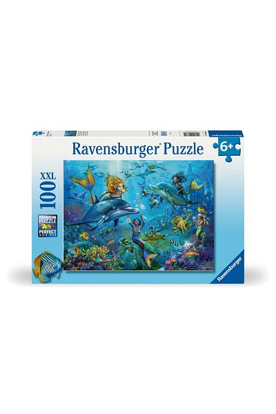 RAVENSBURGER Mermaids and dolphins puzzle 100 pieces