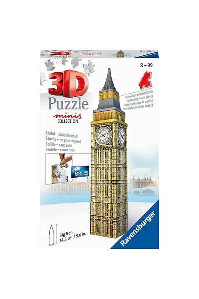RAVENSBURGER Puzzle 3D Mini Big Ben, 54 Piese