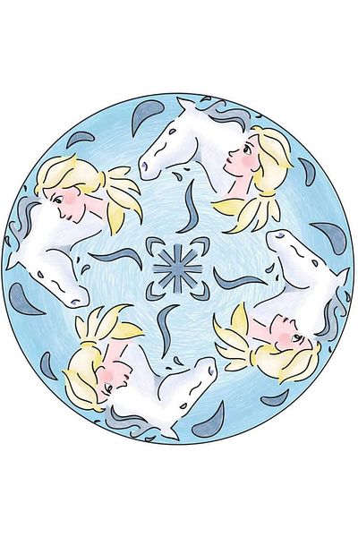RAVENSBURGER - Set De Creatie Midi Mandala Frozen II