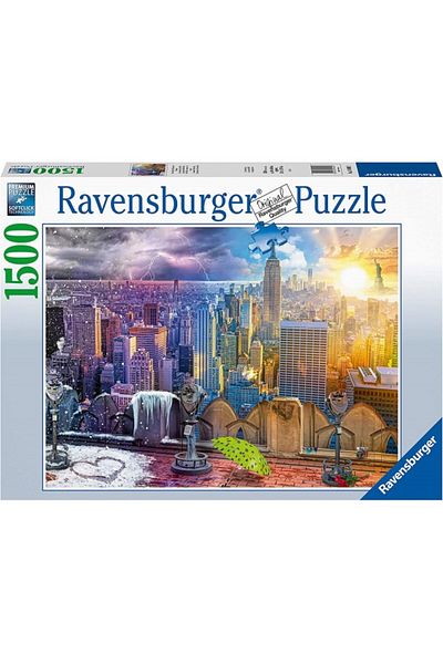 RAVENSBURGER Puzzle 4 Seasons New York, 1500 Pieces