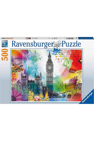 RAVENSBURGER Puzzle Carte Postala Paris, 500 Piese