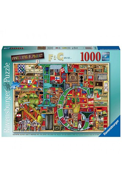 RAVENSBURGER Puzzle Alfabet Colin Thompson, 1000 Piese