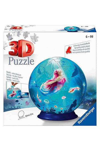 RAVENSBURGER 3D Mermaid Puzzle, 72 Pieces