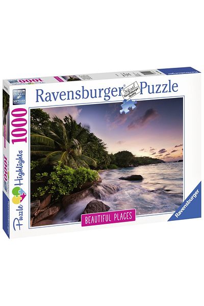 RAVENSBURGER Puzzle Insula Praslin, 1000 Piese