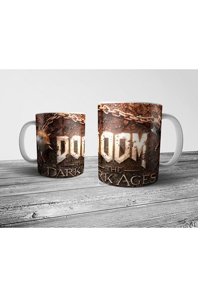 Pixxa Doom Dark Ages Mug Cup Model 1