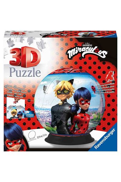 RAVENSBURGER 3D Puzzle Miraculous, 72 Pieces