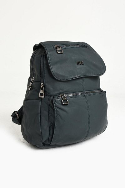 571 Collections Çanta Rucsac din piele albastră spălată - Model: 571-9-11A
