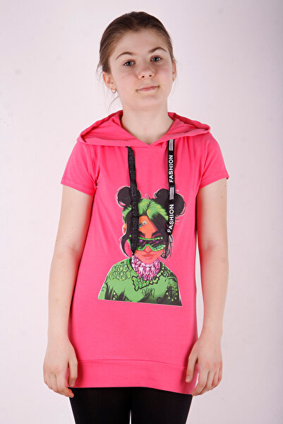 Toontoy Girl's Billie Eilish Printed Hooded Sweatshirt