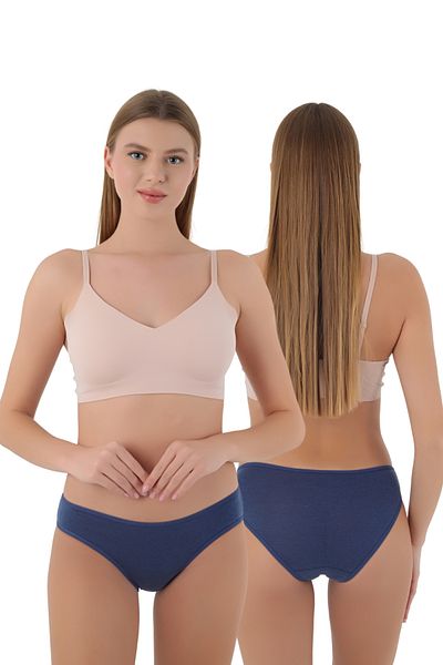 CNT Premium Pack of 1 - Lycra Women's Combed Cotton Panties
