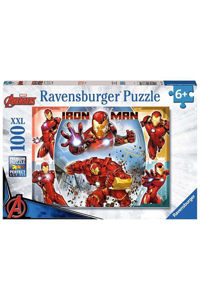 RAVENSBURGER Puzzle Avengers Iron Man, 100 Piese